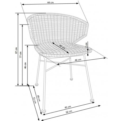 K407 Spisebordsstol