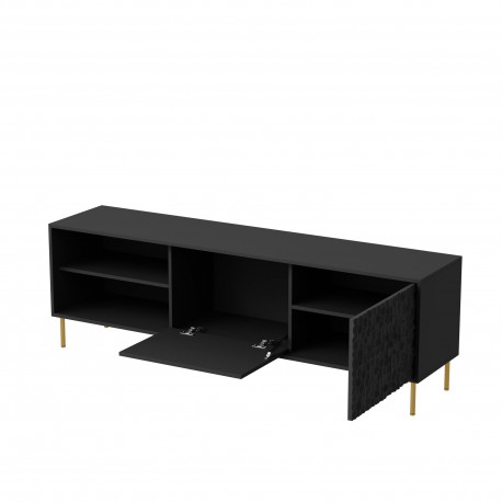BULLET RTV-1 TV bord, Sort/guld