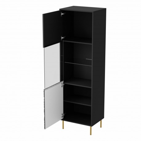 BULLET W-1 Vitrine, Sort/Guld