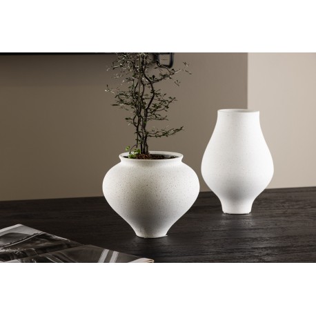 Rellis Vase - Sort og Hvid