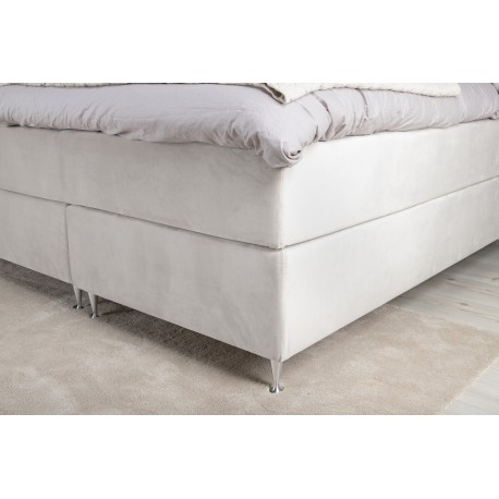 Alvdalen Kontinentalseng 180x200 - Beige velour