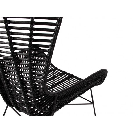 Opus rattan stol sort