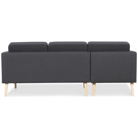 Novelty ch. sofa venstrevendt - Koksgrå Inari 95