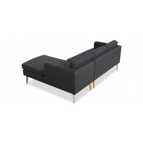 Novelty ch. sofa venstrevendt - Koksgrå Inari 95