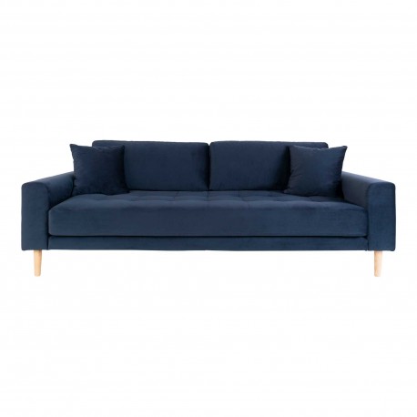 Andersen blå velour sofa