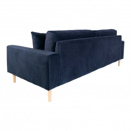 Andersen blå velour sofa