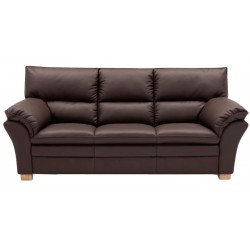 Thisted 3 pers sofa - Brun Sixty læder