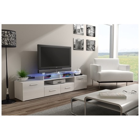 TV stand EVORA RTV Hvid