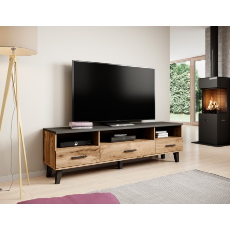 TV bord LOTTA 180 3s3K wotan eg/Sort