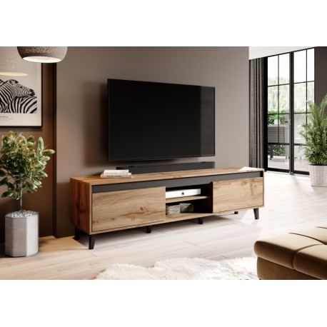 TV Stand NORD II Votan Eg/Antracyt/Sort