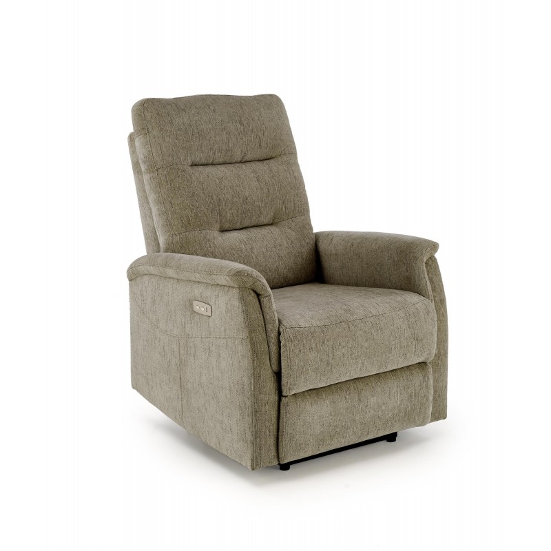 JAMAL lænestol, - oliven