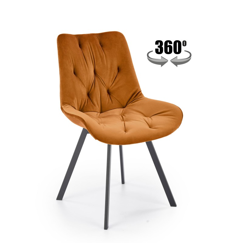 K519 Spisebordsstol - Kanelfarvet