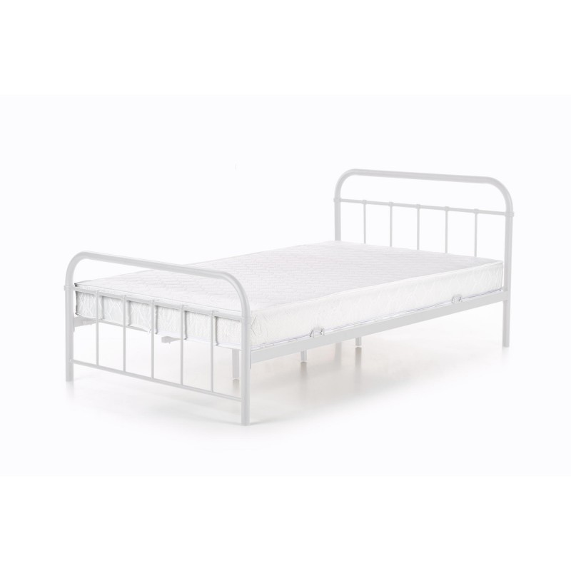 LINA 120x200 metalseng - Hvid
