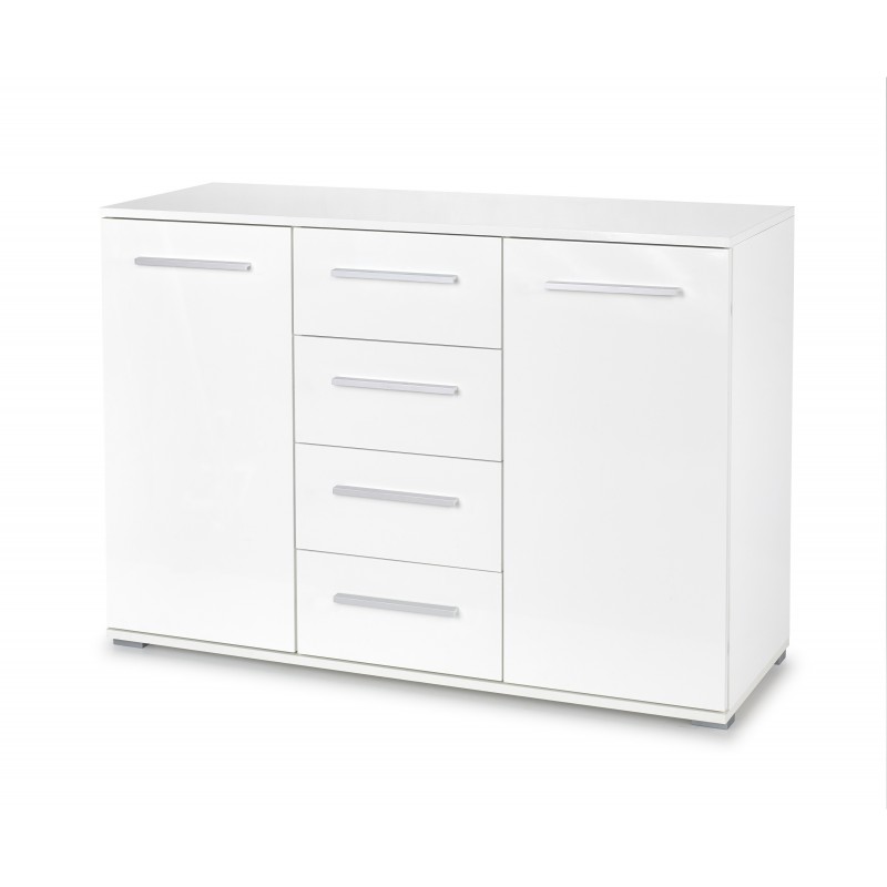 LIMA KM-4 Kommode, - Hvid