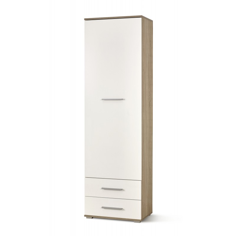 LIMA REG1 Skab - Sonoma eg. / Hvid