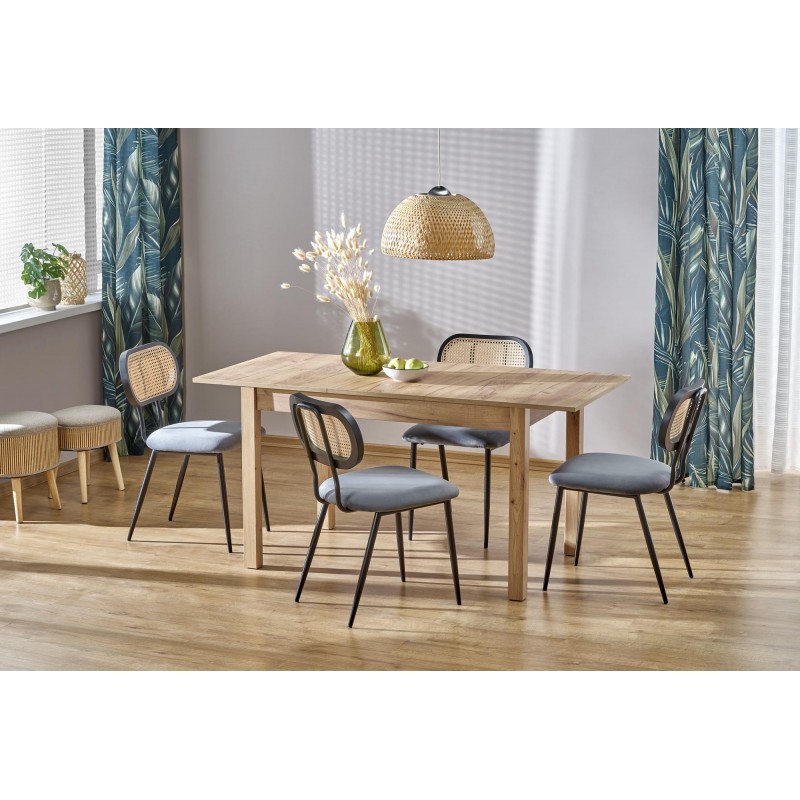 MAURYCY Spisebord med udtræk 181cm udvides til 158cm - håndværksegetræ