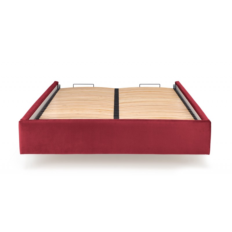 MODULO sengeramme 160x200 mørkerød Monolith 59