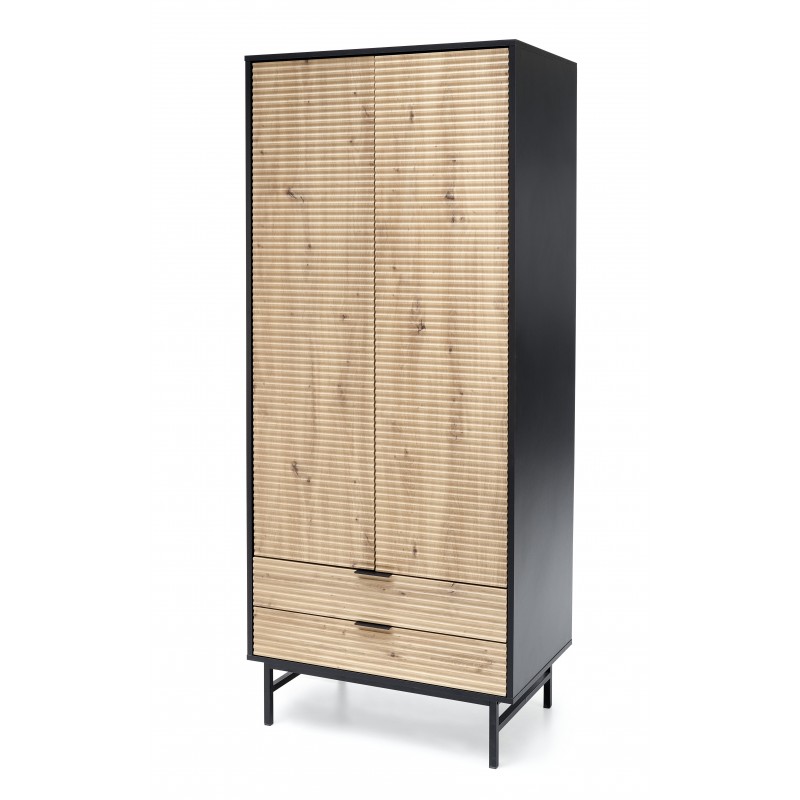 MURANO S-1 Garderobe, Håndværks Eg / Sort