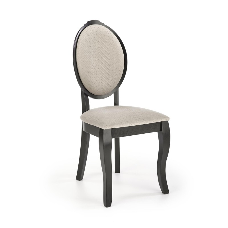 VELO Spisebordsstol, - Sort/Beige
