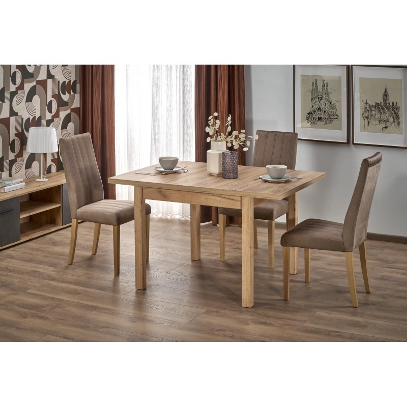 TIAGO SQUARE forlængelsesbord, håndværk eg / håndværk eg