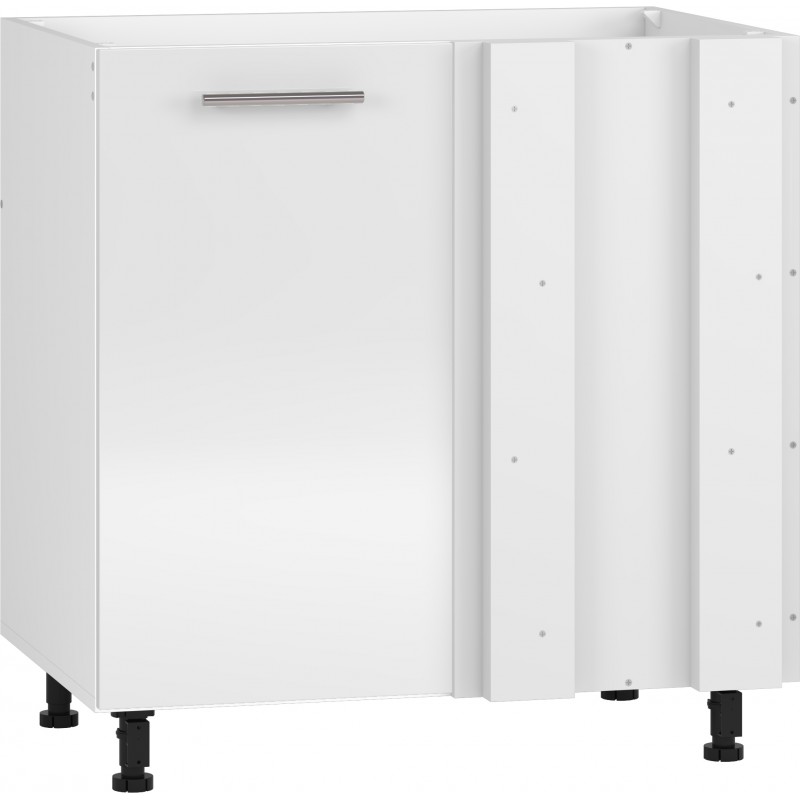 VENTO DKN-100/82 hjørnevaskeskab, - Hvid