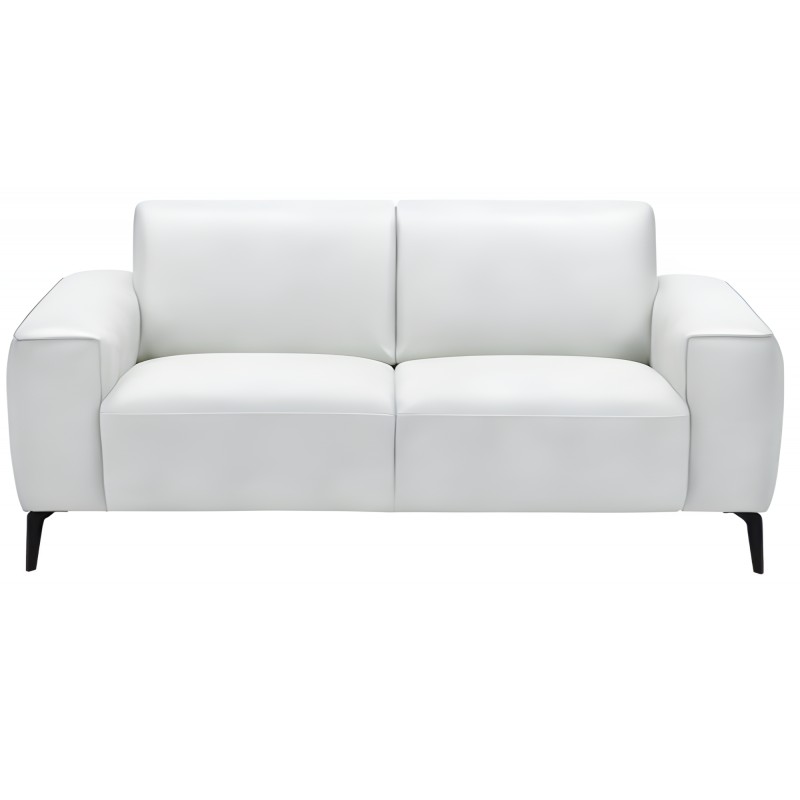 Assens hvid lædersofa