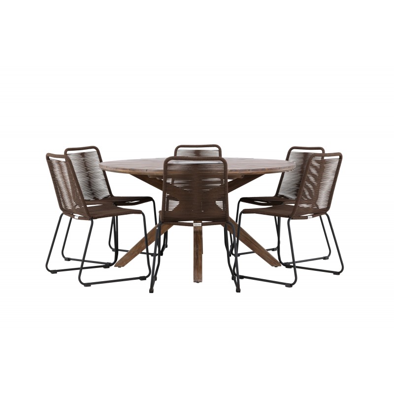 Rosario Rund Loungesæt - Havemøbelsæt