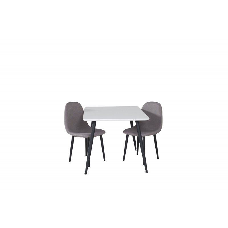 Spisebordssæt Polar med Spisebordsstole Polar