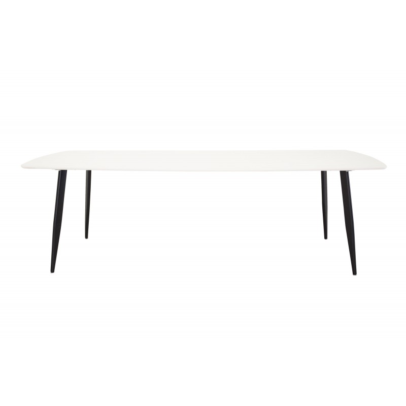 Polar Spisebord  240 x 100  - Sort og Hvid