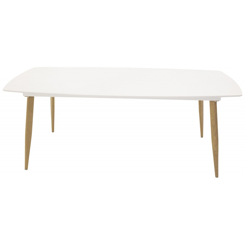 Polar Spisebord  240 x 100 - Natur og Hvid