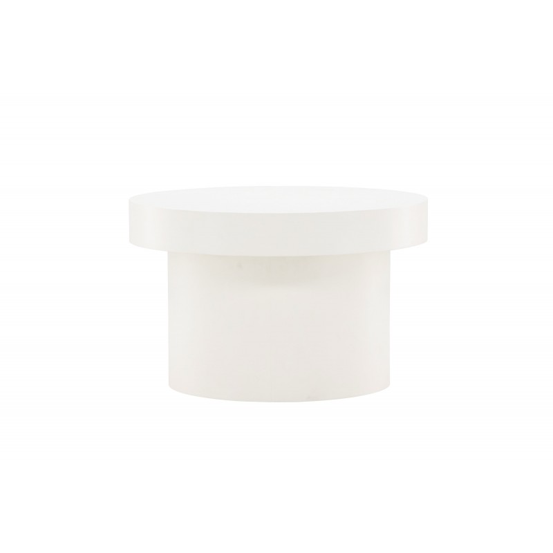 Malung Sofabord  Ø80 cm - Hvid billede