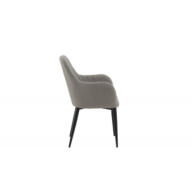 Komfort Spisebordsstol - Sort og Grå