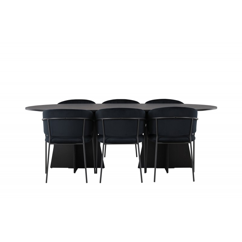 Spisebordssæt Bootcut med stolene Selma