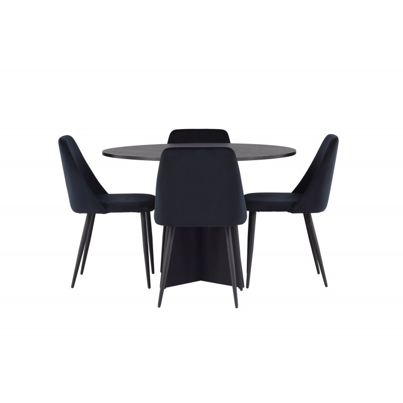 Rundt Spisebordssæt Bootcut med stole Night
