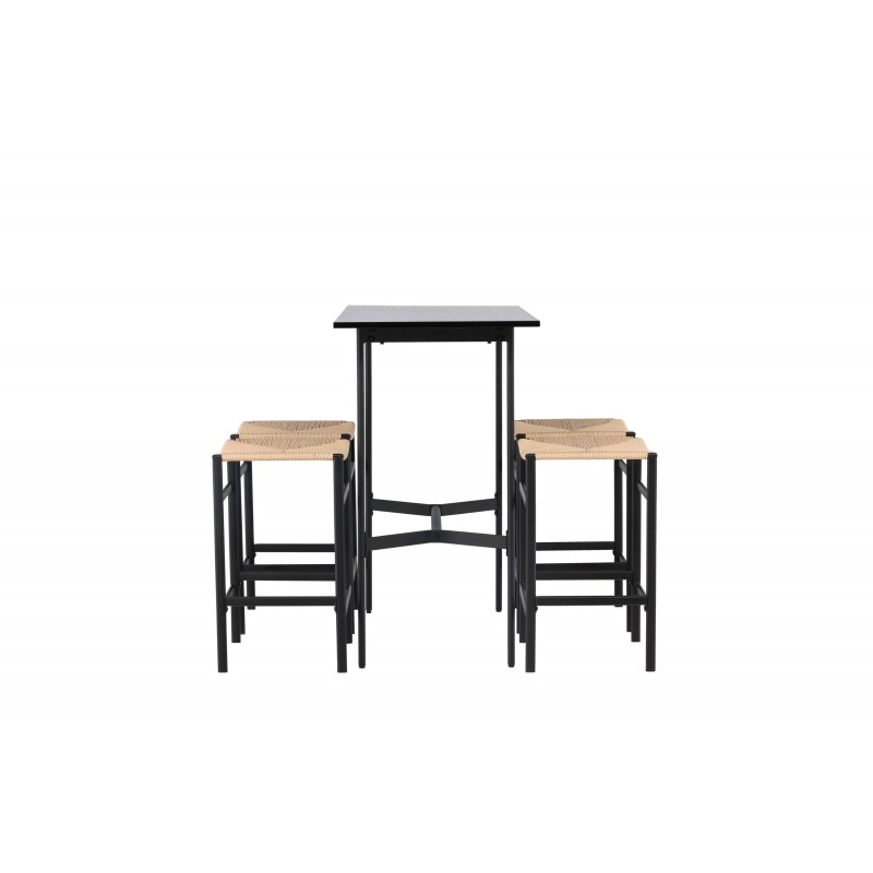 Bar sæt Rax med Spisebordsstole Polly