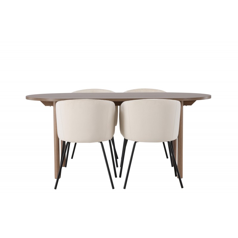 Spisebordssæt Andy med Berit stole