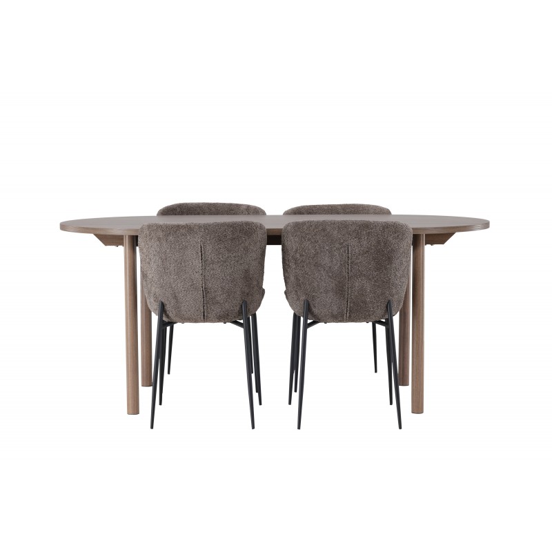 Modesto Ovalt Spisebordssæt