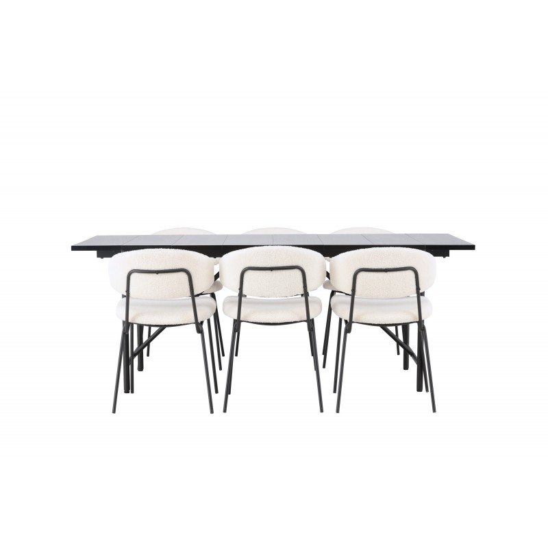 Spisebordssæt Astrid med Spisebordsstole Chico