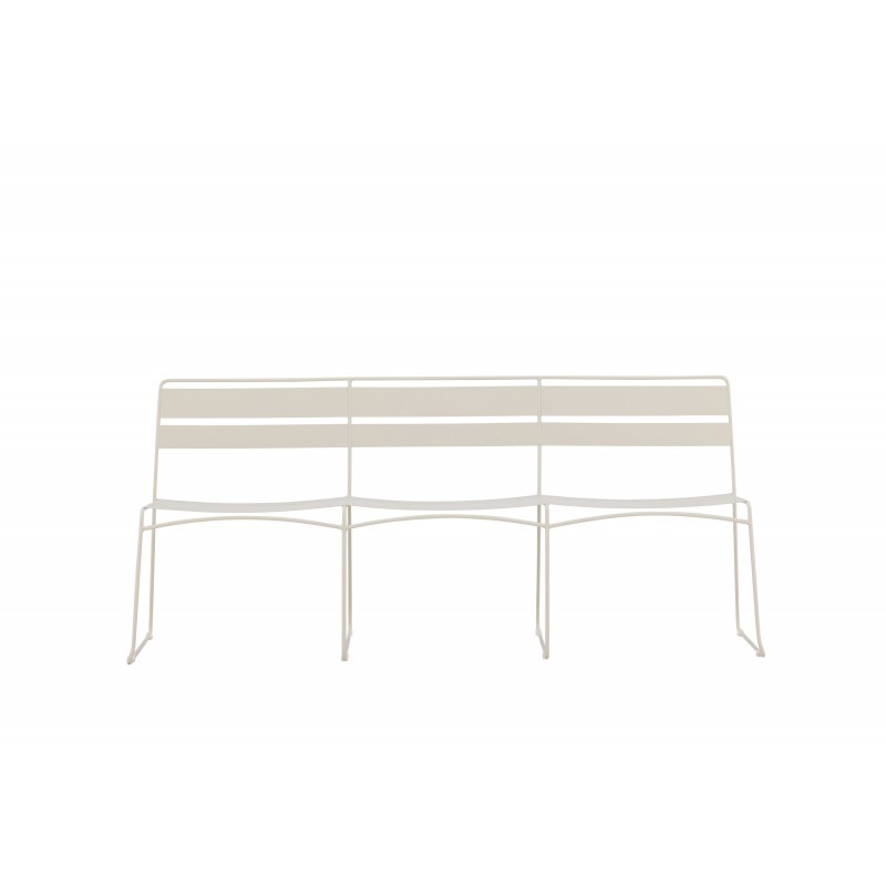 Lina 3 personers havebænk - Beige billede