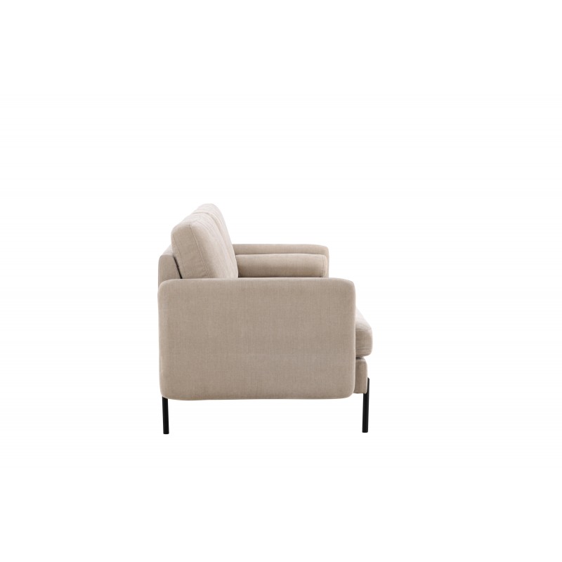 Antibes 3 personers Sofa  - Beige og Sort billede