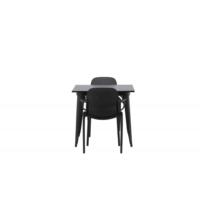 Tempe e Spisestue Sæt  - Sort