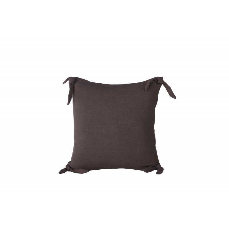 Nora pudebetræk 40x40cm mørkegrå