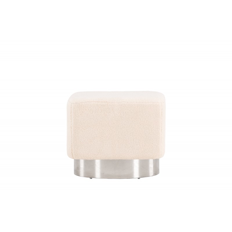 Newton Puff  - Off White og Sølvgrå billede