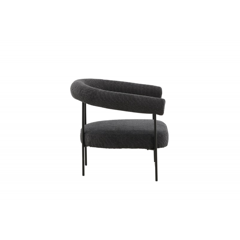 Hokåsen x Josefin Lustig Lænestol - Sort og Mørkegrå billede