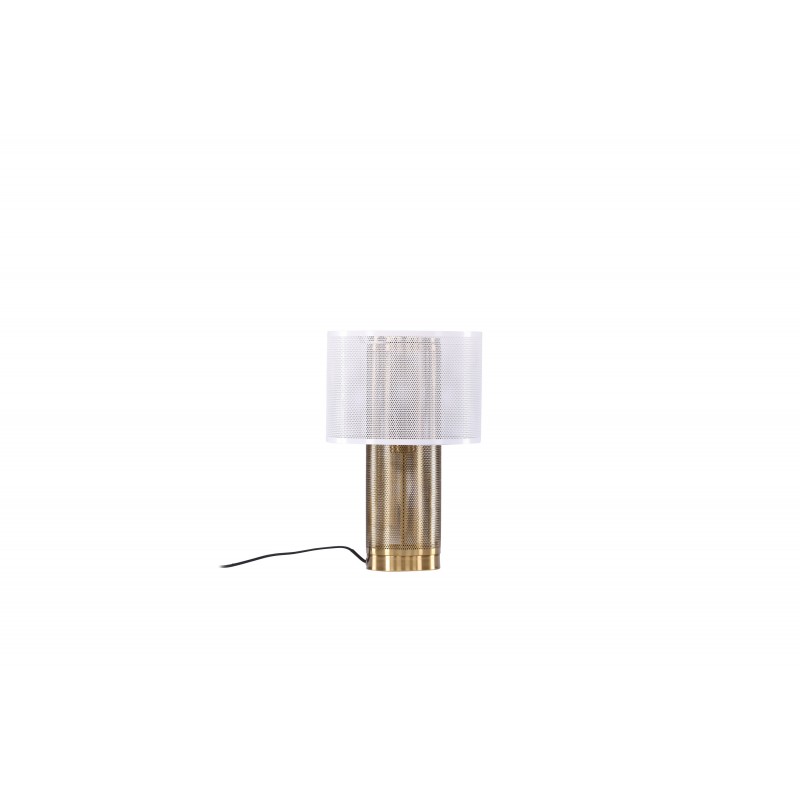 Gap Bordlampe - Messing og Hvid