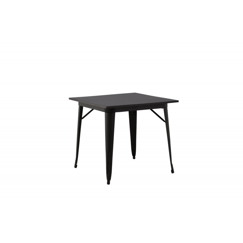 Tempe Spisebord 80 x 80 - Sort billede