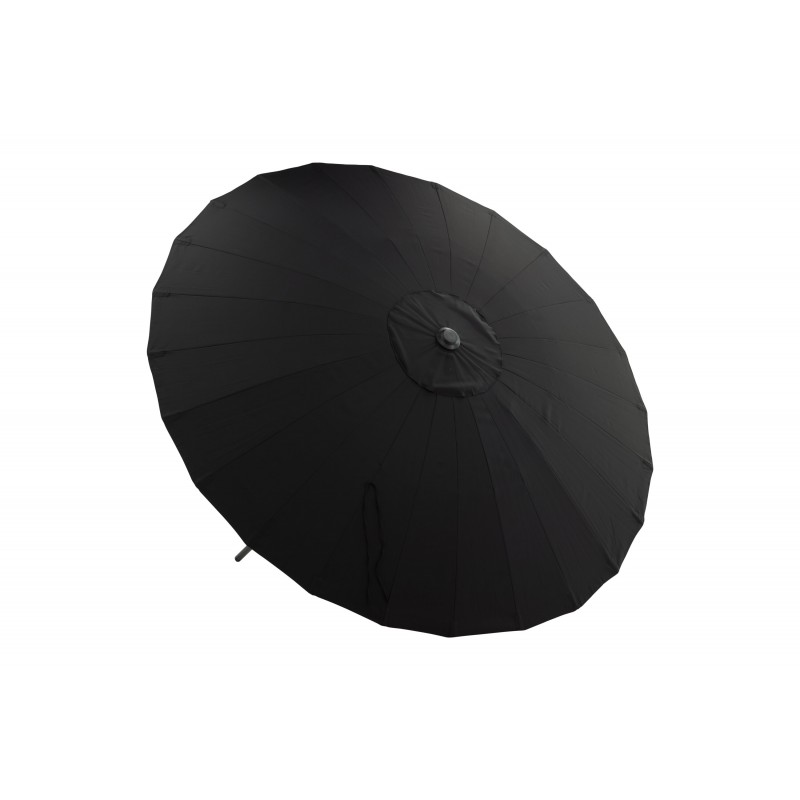 Palmetto parasol med tilt sort