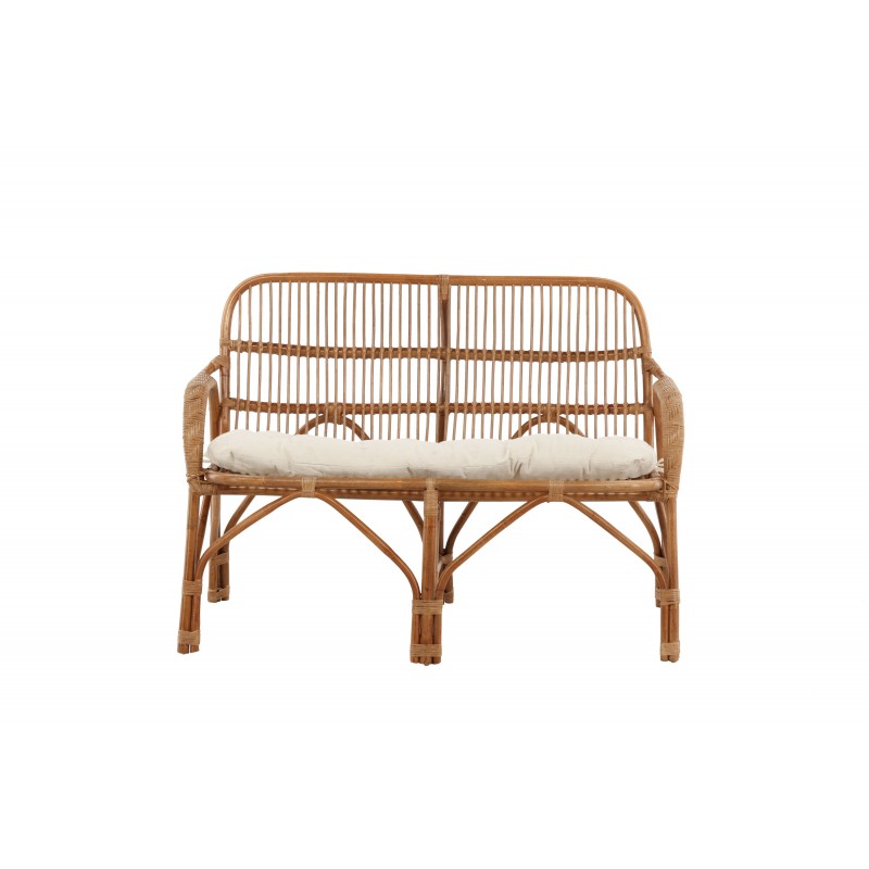 Nella 2 personers Sofa - Natur,Off White billede