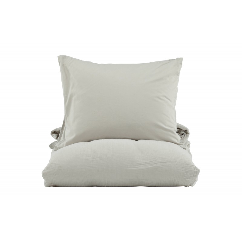 Mila sengesæt 1 sæt 200x150cm lysegrå