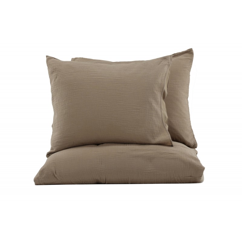 Mila Sengetøjssæt  220 x 240 - Brun